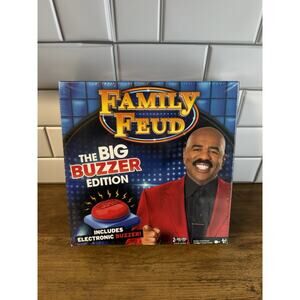 Family Feud The Big Buzzer Edition Board Game By Spin Master Games New Sealed!